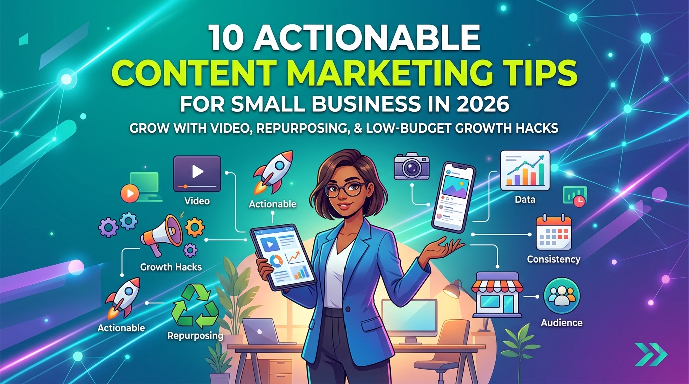 10 Actionable Content Marketing Tips for Small Business in 2026