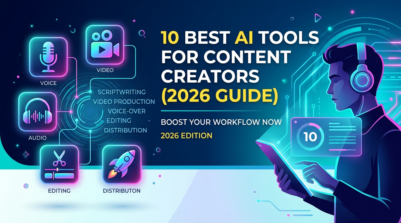 10 Best AI Tools for Content Creators (2026 Guide)