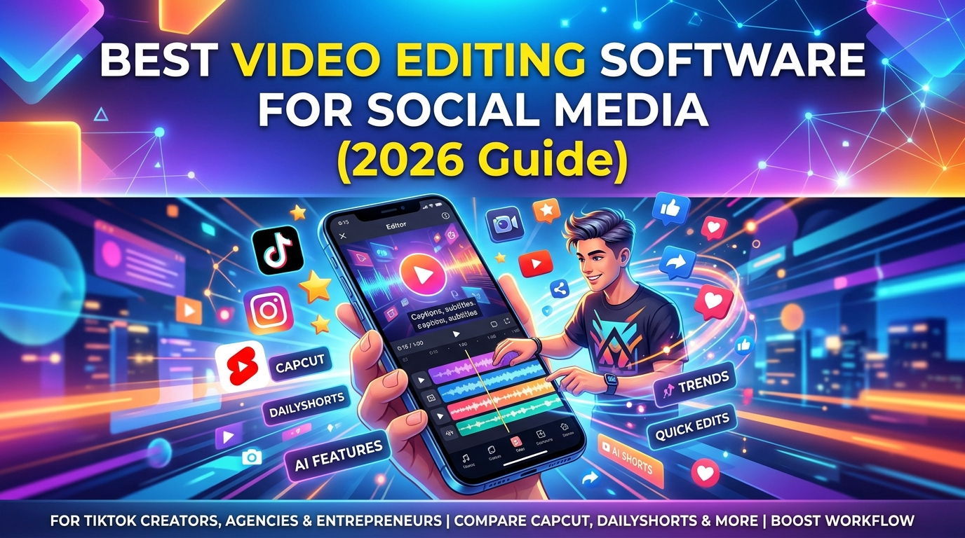 Best Video Editing Software for Social Media (2026 Guide)