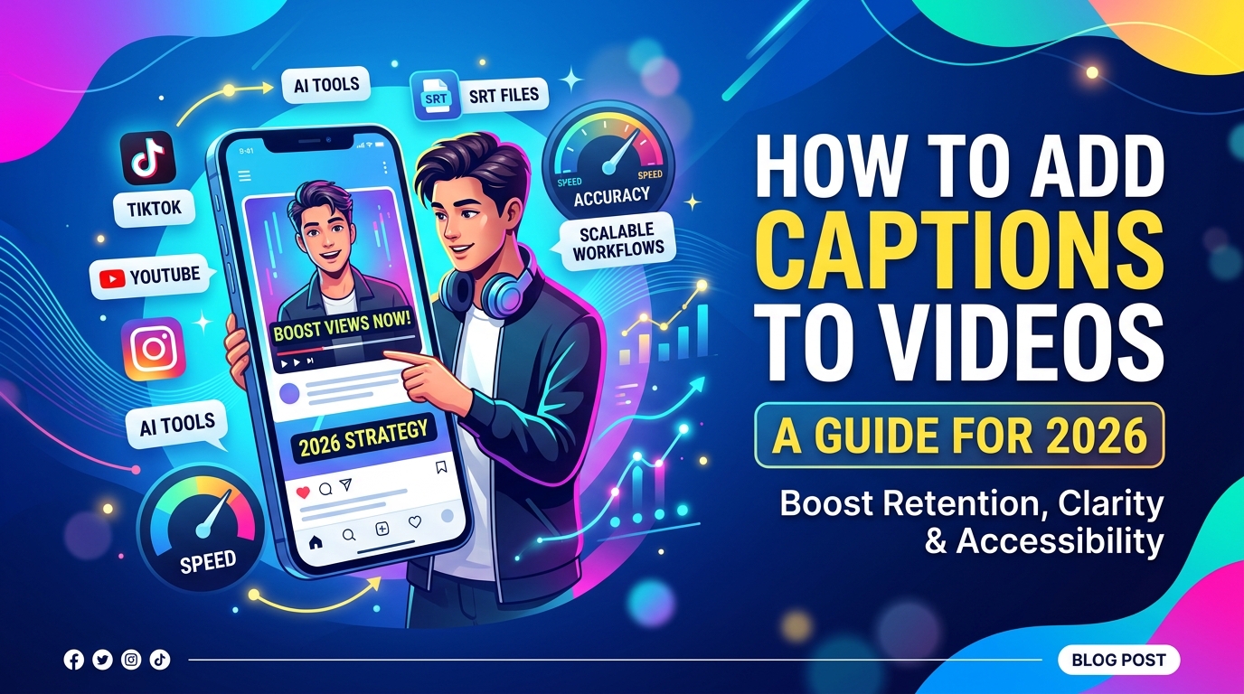 How to Add Captions to Videos: A Guide for 2026