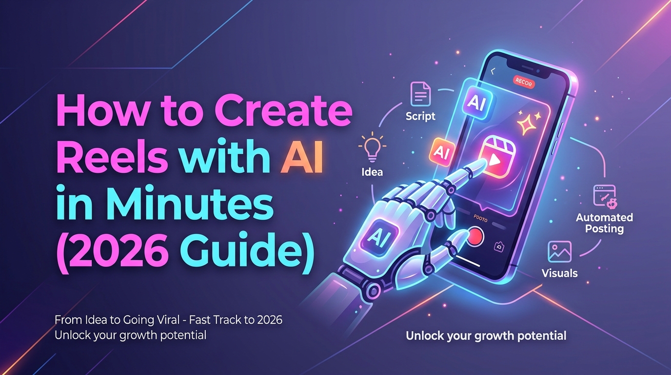 How to Create Reels with AI in Minutes (2026 Guide)