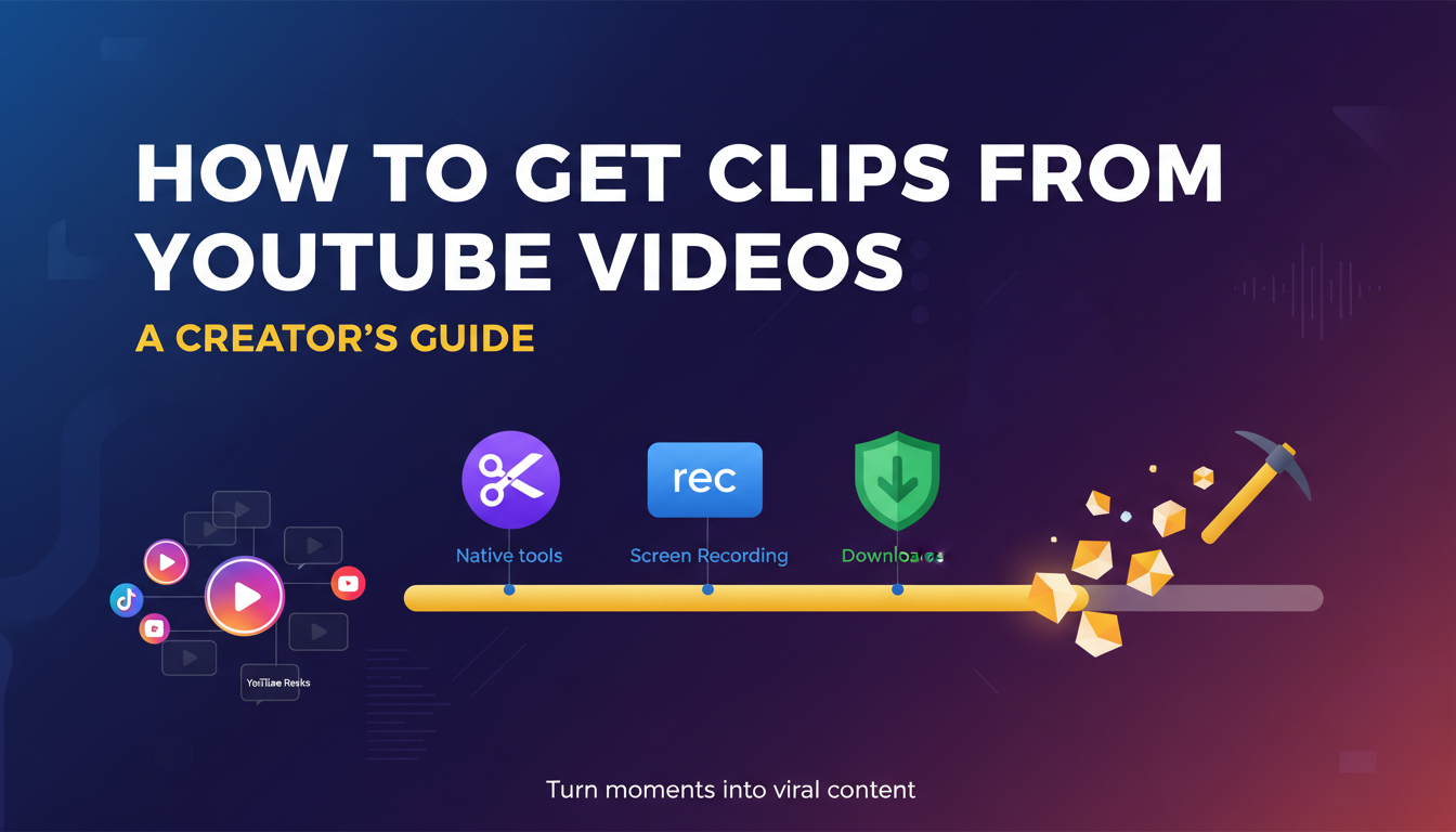 How to Get Clips from YouTube Videos a Creator's Guide