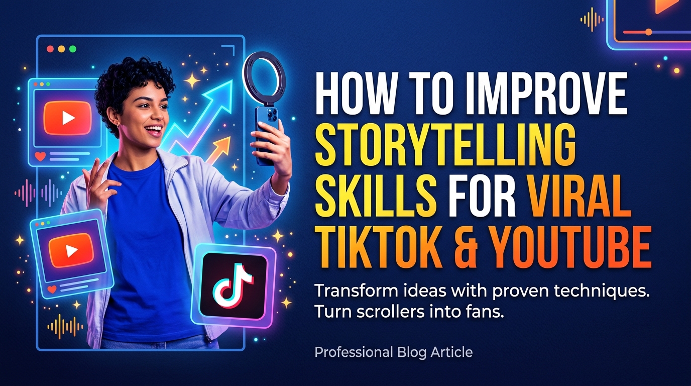How to Improve Storytelling Skills for Viral TikTok & YouTube