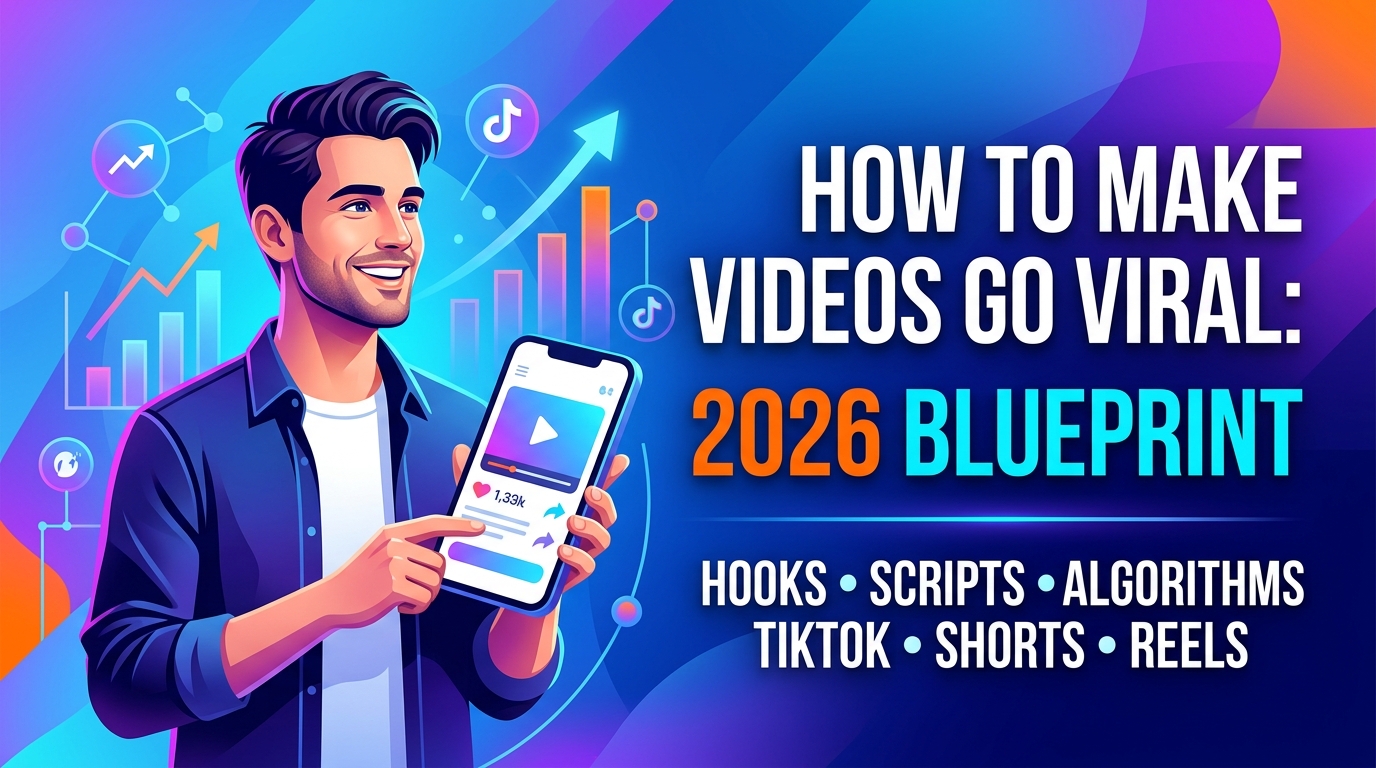 How To Make Videos Go Viral: 2026 Blueprint
