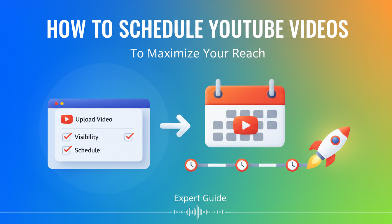 How to Schedule YouTube Videos to Maximize Your Reach