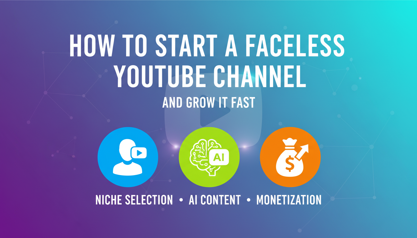 How to Start a Faceless YouTube Channel and Grow It Fast