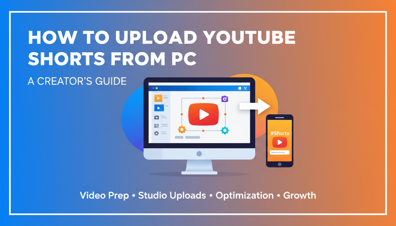 How to Upload YouTube Shorts from PC A Creator's Guide