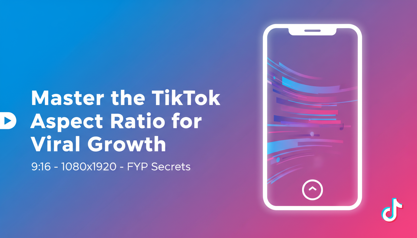 Master the TikTok Aspect Ratio for Viral Growth