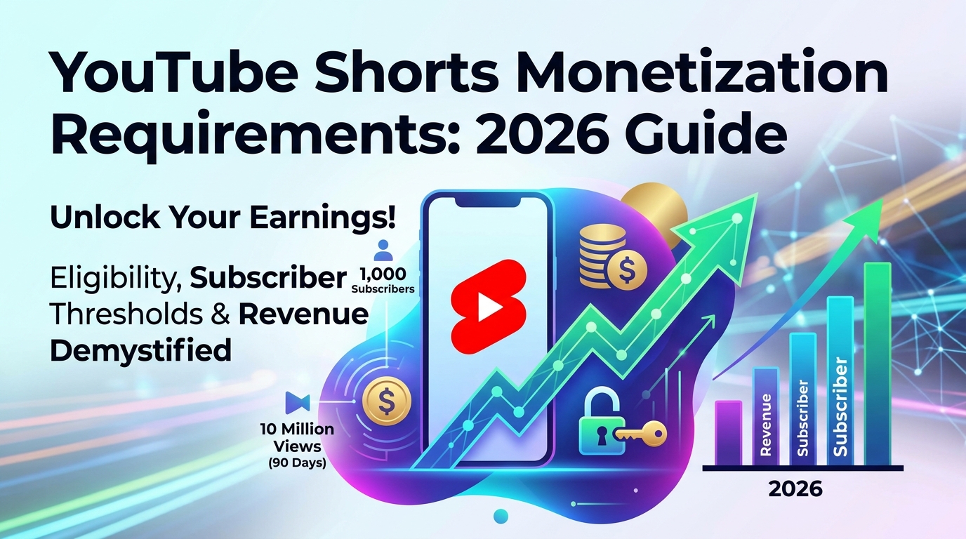 YouTube Shorts Monetization Requirements: 2026 Guide